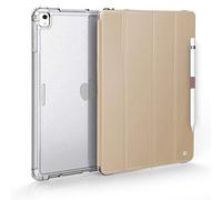 IBROZ Coque Antichoc Compatible iPad 10.2" 2019 (7th Gen) + Smart Cover, Noir