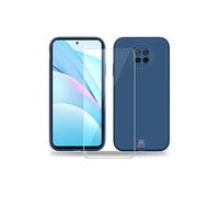 Ibroz Coque bleu + Verre trempé pour Xiaomi Mi 10T Lite