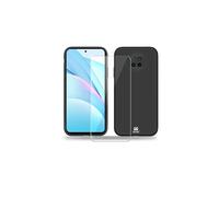 Ibroz Coque en silicone noir + Verre trempé pour Xiaomi Mi 10T Lite