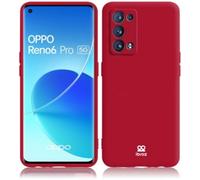 Ibroz - Coque Oppo Reno 6 Pro Silicone Rouge