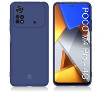 Ibroz - Coque Xiaomi Poco M4 Pro 4g Silicone Bleu