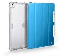 IBROZ Etui Coque Antichoc Compatible iPad 10.2" 2019 (7th Gen) + Smart Cover, Bleu