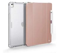 IBROZ Etui Coque Antichoc Compatible iPad 10.2" 2019 (7th Gen) + Smart Cover, Rose Gold