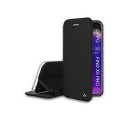 Ibroz Etui Folio en cuir noir pour Oppo Find X5 Pro