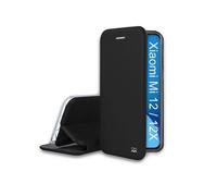 Ibroz Etui folio en cuir noir pour Xiaomi 12/12x