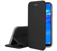 Ibroz - Etui Huawei Y7 2019 Cuir Noir