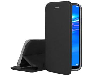 Ibroz - Etui Huawei Y7 2019 Cuir Noir