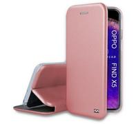 Ibroz - Etui Oppo Find X5 Etui Cuir Rose Gold
