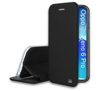 Ibroz - Etui Oppo Reno 6 Pro Cuir Noir