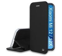 Ibroz - Etui Xiaomi 12/12x Etui Cuir Noir