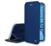 Ibroz - Etui Xiaomi 12 Pro Etui Cuir Bleu