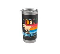 IBS is Awful Dinosaur Roarful Funny Irritable Syndrome de l'intestin Gobelet isotherme en acier inoxydable double paroi
