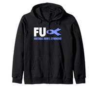 IBS T-Shirt de Sensibilisation au Syndrome du intestin Irritable FU IBS Sweat à Capuche