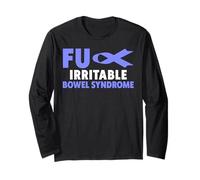 IBS T-Shirt de Sensibilisation au Syndrome du intestin Manche Longue
