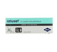 IBSA Ialuset Crème Cicatrisante à l'Acide Hyaluronique - Lot de 2 Tubes de 100g