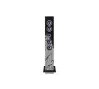 IBT-6 NY Liberty - Tour de son Bluetooth avec radio FM, lecteur USB et SD - Noir Gris