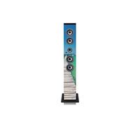 IBT-6 Sea - Tour de son Bluetooth avec radio FM, lecteur USB et SD - Bleu Vert