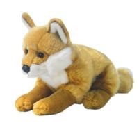 IBTT WWF - Peluche Renard Roux - Peluche Réaliste avec de Nombreux Détails Ressemblants - Douce et Souple - Normes CE - Hauteur 15 cm