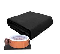 IBUGER Tapis de Sol pour Piscine Spa, Tapis de Baignoire Hors Sol de 13,12 Pieds, Coussin de Protection de Sol en Feutre de Piscine de Spa Absorbant l'eau Portable extérieur intérieur