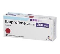 IBUPROFENE VIATRIS 200MG COMPRIMES Comprimé(S) 30 pc(s)