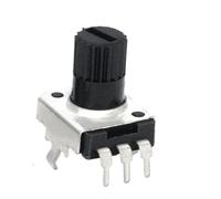 IBUW - potentiomètre de joint Vertical RV09, arbre Vertical de 12.5mm, 1k 2k 5k 10k 20k 50k 100k 0932, résistance réglable, 9 types, 3 broches, 10 pièces(20K Ohm)