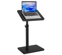 IBUYKE Table d'appoint Forme C, Hauteur réglable/360 ° pivotant/Flip Bout de Canapé pour Petits espaces, avec déflecteur Anti-Chute, Petite Table Basse pour Salon, Chambre, Noir TVT004B