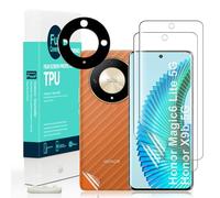 IBYWIND 2 Pièce TPU Protection Écran et Film Souple Flexible pour Honor Magic6 Lite et X9b 5G, Pas pour Magic4 Lite, X9a. Protection Caméra et Film Arrière