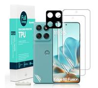 Ibywind pour Motorola Edge 60 Fusion 5G 6,67" 2 Pièce TPU Protection,film souple flexible,avec 1 Pièce Protection Caméra,1 Pièce Film Arrière,facile installer