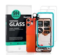 Ibywind pour Nothing CMF Phone 2 Pro Verre Trempé,2 Pièces,9H Dureté Protection écran,avec 1 Pièce Protection Caméra,Facile à installer