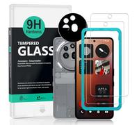 Ibywind pour Nothing Phone 3a Pro 5G Verre Trempé 6,77",2 Pièces 9H Dureté Protection écran,avec 1 Pièce Protection Caméra,1 Pièce Film Arrière,Facile à installer
