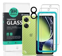 Ibywind Protecteur d'écran pour OnePlus Nord CE 3 Lite 5G(6.72"),avec 2 pièces en verre trempé,1 protection d'objectif d'appareil photo,1 film en fibre de carbone[pas de bulles]