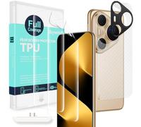 Ibywind Protecteurs d'écran pour Huawei Pura 80 Ultra 4G,2 Pièces Film Hydrogel et Protection Caméra,Facile à Installer,Support Déverrouillage Des Empreintes Digitales,Anti-bulle,Anti-éclat