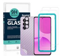 Ibywind Verre Trempé pour OnePlus Nord CE6 Lite/Realme P4x 5G,2 Pièces Dureté 9H Protecteurs d'écran et Protection Caméra,Facile à Installer,Support Déverrouillage Des Empreintes Digitales,Anti-bulle