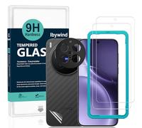 Ibywind Verre Trempé pour vivo X300 Pro 5G,2 Pièces Dureté 9H Protecteurs d'écran et Protection Caméra,Facile à Installer,Support Déverrouillage Des Empreintes Digitales,Anti-bulle,Anti-éclat