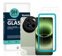 Ibywind Verre Trempé pour vivo X300 Ultra 5G,2 Pièces Dureté 9H Protecteurs d'écran et Protection Caméra,Facile à Installer,Support Déverrouillage Des Empreintes Digitales,Anti-bulle,Anti-éclat