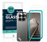 Ibywind Verre Trempé pour Xiaomi 15T 5G,2 Pièces Dureté 9H Protecteurs d'écran et Protection Caméra,Facile à Installer,Support Déverrouillage Des Empreintes Digitales,Anti-bulle,Anti-éclat