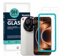 Ibywind Verre Trempé pour Xiaomi 17 Ultra 5G,2 Pièces Dureté 9H Protecteurs d'écran et Protection Caméra,Facile à Installer,Support Déverrouillage des Empreintes Digitales,Anti-Bulle,Anti-éclat