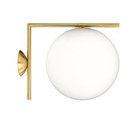 FLOS Applique murale IC Lights C/W2 Laiton brossé-opale