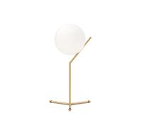 FLOS lampe de table IC T1 HIGH (Laiton brossé - Verre soufflé et métal)