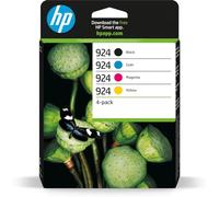 IC-Office Pack pour HP 924 Multipack noir, cyan, magenta, jaune + stylo à bille