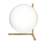 FLOS Lampe de table IC Lights T2, laiton brossé