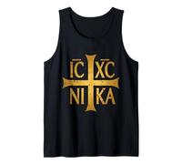 IC XC Nika Cross Christogramme Orthodoxe Chrétien Jésus Christ Débardeur