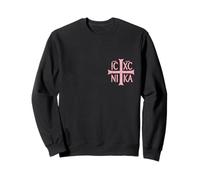 IC XC Nika Cross Christogramme Orthodoxe Chrétienne Fille Femme Sweatshirt