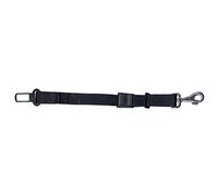 ICA DR891 Ceinture en Nylon Court avec Attache et Mousqueton métallique pour Voiture, Noir