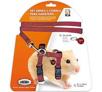 ICA Harnais et Sangle pour Hamster (DA975) Violet