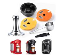 ICafilas dosettes de capsules de café réutilisables pour dosette de café Bosch Tassimo couvercle en Silicone écologique 180-60lid-s-t