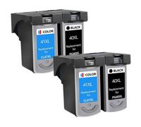 Ical40 CL41 Compatible Cartouche D'encre pour canon af 40 41 pg-40 cl-41 pour imprimante iP1600 iP1200 iP1900 MP140 MP150 MX300 MX310 MP160 - Type 2Black 2Color