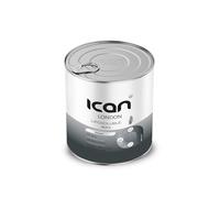Ican London Cire dépilatoire liposoluble, argent, boîte de 800 ml
