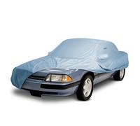 iCarCover Compatible avec Ford Mustang GT - Housse de protection complète pour voiture - Étanche - Résiste aux intempéries, aux UV, à la neige, à la poussière, aux tempêtes - Protection extérieure personnalisée avec sangles (année de construction 1987-1993)