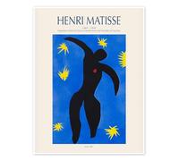 Icare, 1943 Poster de Henri Matisse 60 x 80 cm Bleu Tableaux Décoration murale